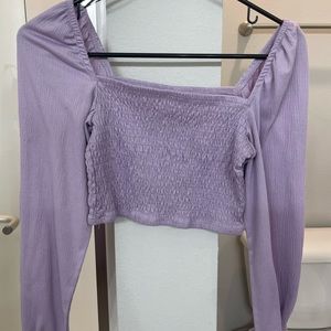H&M purple long sleeve